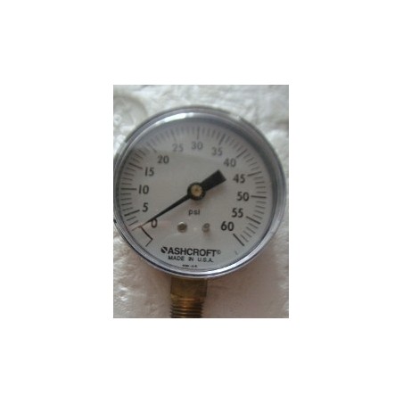 ASHCROFT GAUGE 0-60 PSI 2 1/2"