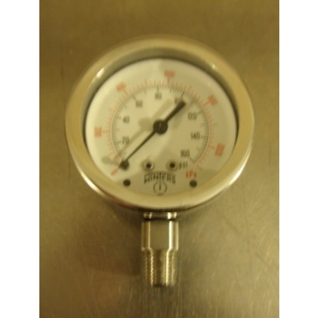 WINTERS INSTRUMENTS 0/160 PSI &KPA PREMIUN GAUGE