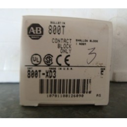 Allen-Bradley 800T-XD3 Shallow Contact Block – 1 NOEM