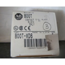 Allen-Bradley 800T-XD6 Shallow Contact Block – 1 NC