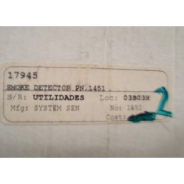 SYSTEM SENSOR SMOKE DETECTOR 1451