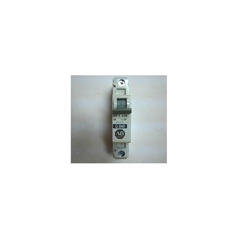 Allen-Bradley 1492-CB1G040 4A 1-Pole Miniature Circuit Breaker