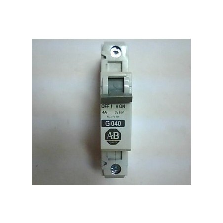 Allen-Bradley 1492-CB1G040 4A 1-Pole Miniature Circuit Breaker