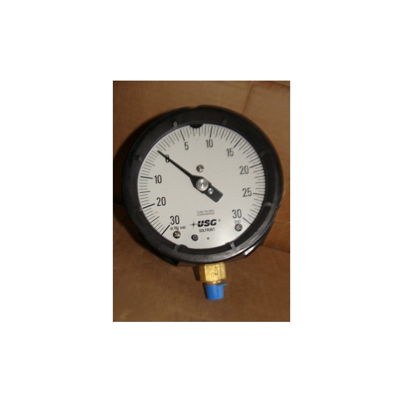 AMETEK GAUGE 30-0-30 PSI SIZE 4 1/2"