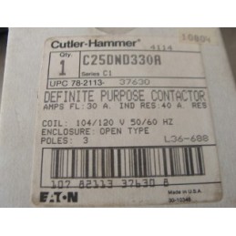 CUTLER HAMMER C25DND330A