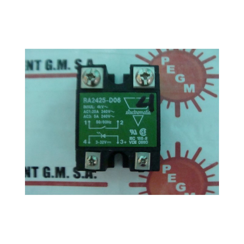 ELECTROMATIC SOLID STATE RELAYS RA2425-D06