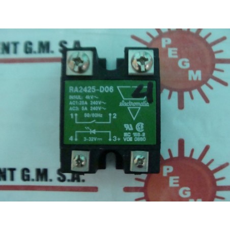 ELECTROMATIC SOLID STATE RELAYS RA2425-D06