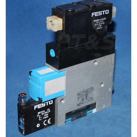 Festo VADMI-95 Pneumatic Cylinder: 95mm Bore, Adjustable Cushioning, 