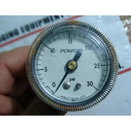 ITRON 142-0274 PRESS GAUGE 1 1/2" 0/30PSI