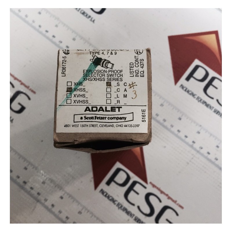 ADALET XHSSS EXPLOSION PROOF SELECTOR SWITCH 