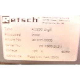 RETSCH SIEVE SHAKER AS200