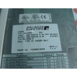 RELIANCE ELECTRIC SP500 DRIVE