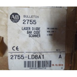 ALLEN BRADLEY LASER DIODE SCANNER 2755-LD8A1 