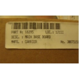 CARRIER MAIN BASE BOARD 18395