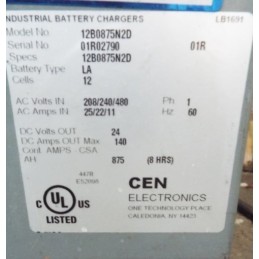 CEN ELECTRONICS 12B0875N2D