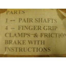 CLAMPS & FRICTION FINGER GRIP & PAIR SHAFT 