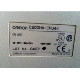 OMRON CPU MODULE C200HX-CPU44 