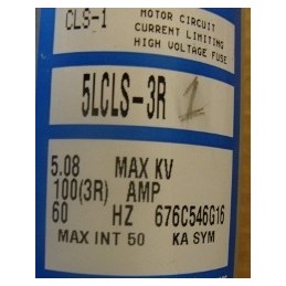 CUTLER HAMMER FUSE 5LCLS-3R