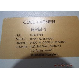 COLE-PARMER RPM-1A04E15007