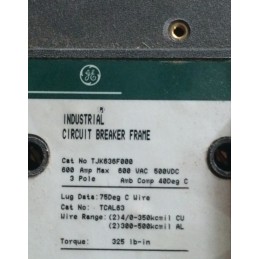 "GE 600A 3-Pole 600VAC Circuit Breaker: High-Performance & Easy Maint