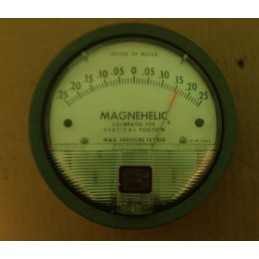 DWYER MAGNEHELIC GAUGE MAX TEMP 140°F 0.25 - 0.25