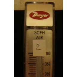 DWYER  0-400 SCFH AIR FLOW METER