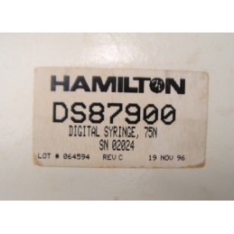 HAMILTON DS87900 DIGITAL SYRINGE