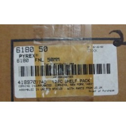 PYREX 6180 50 F'NL 50MM 12PC/BOX