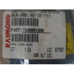 RAYMOND 15400 8300 CARD ASSY