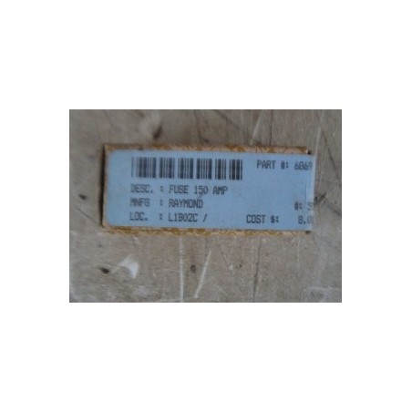 RAYMOND L1B02C FUSE 150 AMP