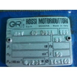 Rossi Motoriduttori MRV40-D03A MOTOR REDUCTOR