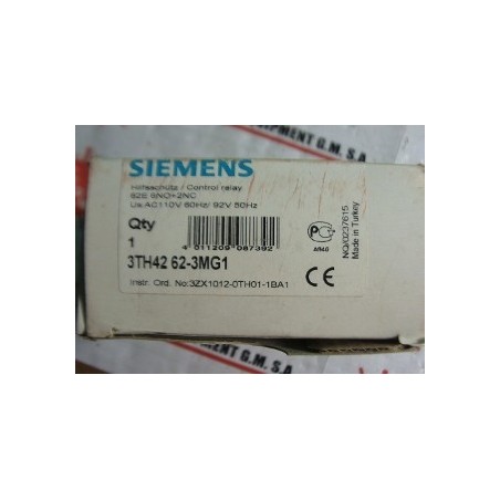 SIMENS - CONTROL RELAY - 3TH42 62-3MG1