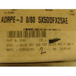 SPORLAN VALVE ADRPE-3 0/80 5X50DFX2AE