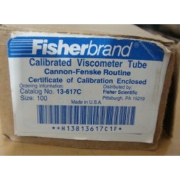 FISHERBRAND  CALIBRATED VISCOMETER TUBESIZE 100 13-617C