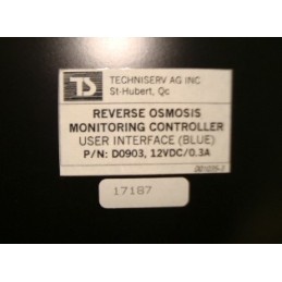 TECHNISERV REVERSE OSMOSIS MONITORING CONTROLLER D0903