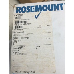 ROSEMOUNT TEMPERATURE TRANSMITTER  3144D1K5B4M5