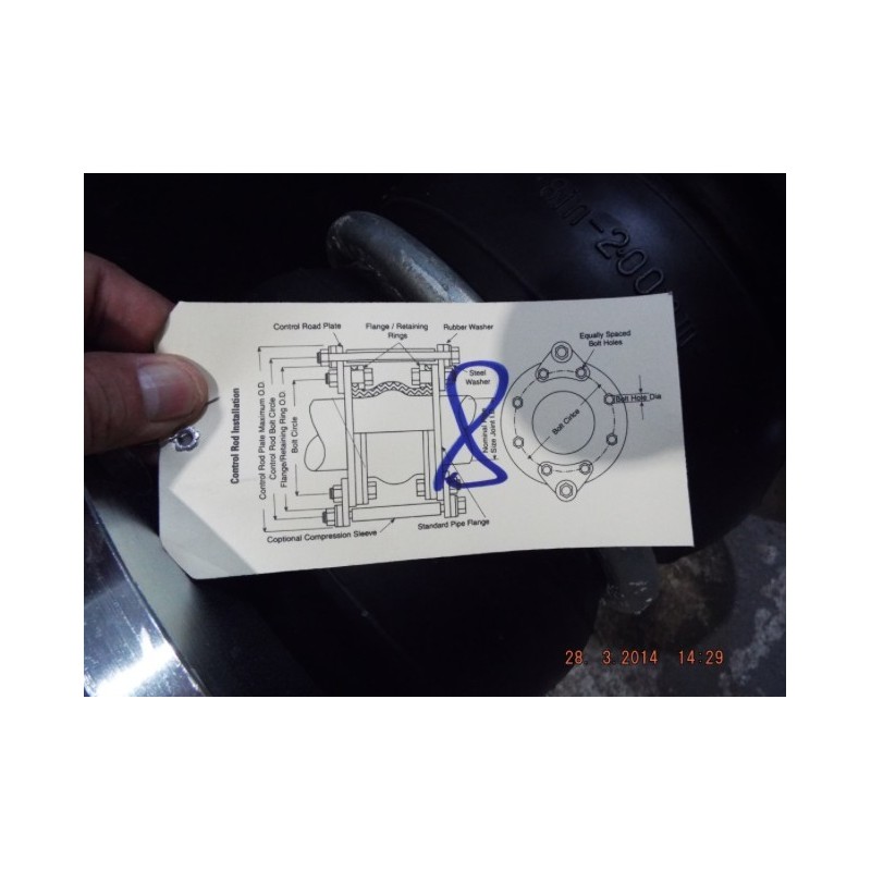 FLEXZORBER CONNECTOR 8in-2.00mm