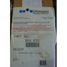 UHLMANN 904.835 COMPRESSED AIR FILTER