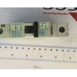 "GE V Line C20 Circuit Breaker - 20A, 230/400V, Quick-Break, IEC 6089