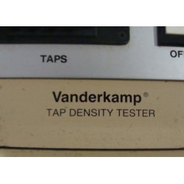 VANDER KAMP TAP DENSITY TESTER 