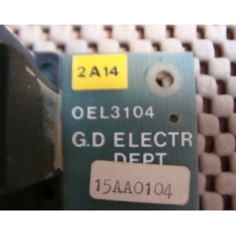 G.D ELECTRIC BOARD 15AA0104 / 0EL3104 / S.M 20/83