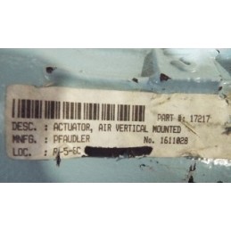  W.E ANDERSON LIN-E-AIRE CONTROL VALVE 169504-00