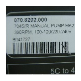 WASTON-MARLOW 704S/R MANUAL PUMP IP55 WASHDOWN