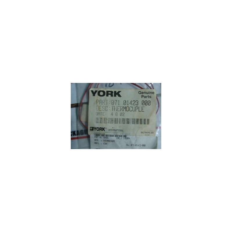 YORK 071-01423-000 THERMOCUPLE