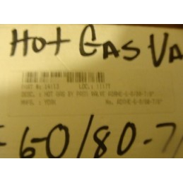 YORK HOT GAS BY PASS VALVE ADRHE