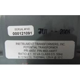 POTENTIAL TRANSFORMER 460I-440FF