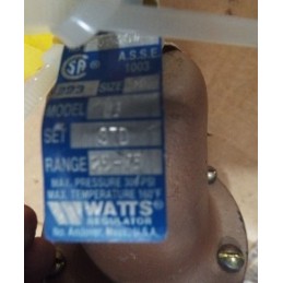 PRESCO WATER REGULATOR WATTS 0296430 3/4