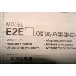 PROXIMITY SWITCH E2E