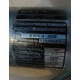 GLEICHSTROM SERVOMOTOR S 670 A-MGB