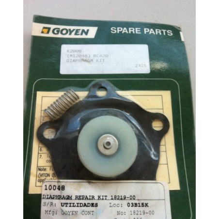 GOYEN DIAPHRAGM KIT 18219-00